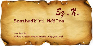 Szathmári Nóra névjegykártya
